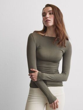 Boat Neck Modal Cashmere Ultralight Jumper
